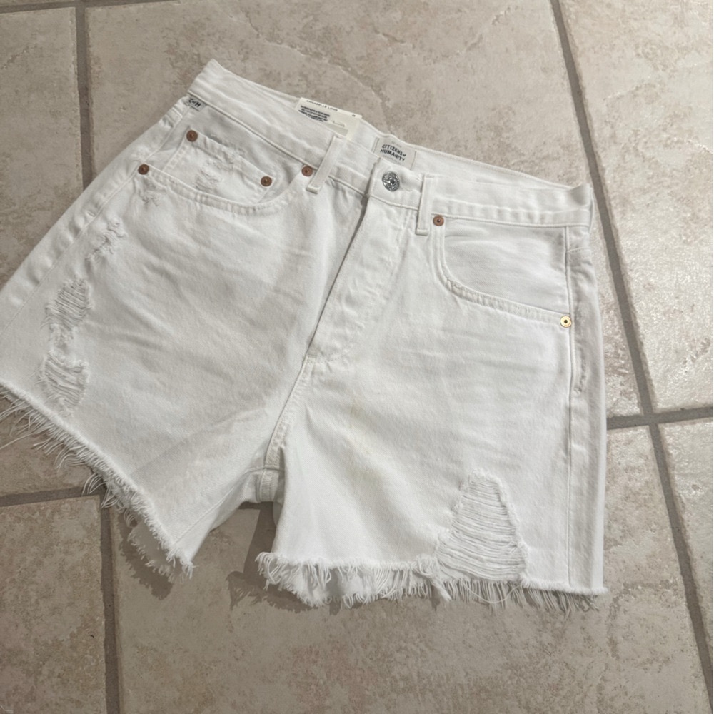 Citizen of Humanity Annabelle Denim Shorts. - Picture 6 of 12